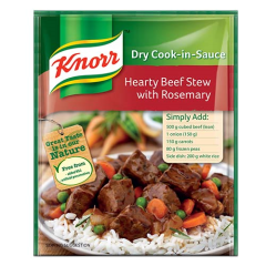 KNORR COOK IN SAUCE HEARTY BEEF ROSEMARY