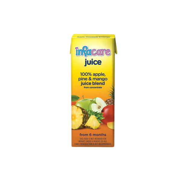 INFACARE JUICE APPLE/MANGO/P.APPLE 200ML
