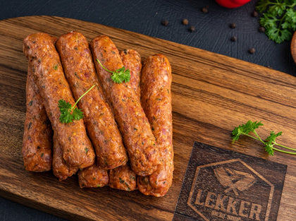 LEKKER MEAT SHOP BEEF SEEKH LOLLIES 500G