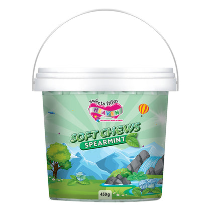 SWEETS FROM HEAVEN SOFT CHEWS SPEARMINT 450G