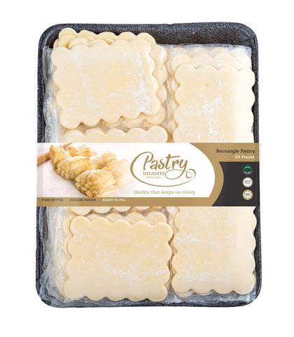 Puff PAstry Delights rectangle pie dough 500g