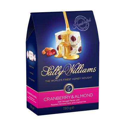 SALLY WILLIAMS ALMOND NOUGAT 150G.