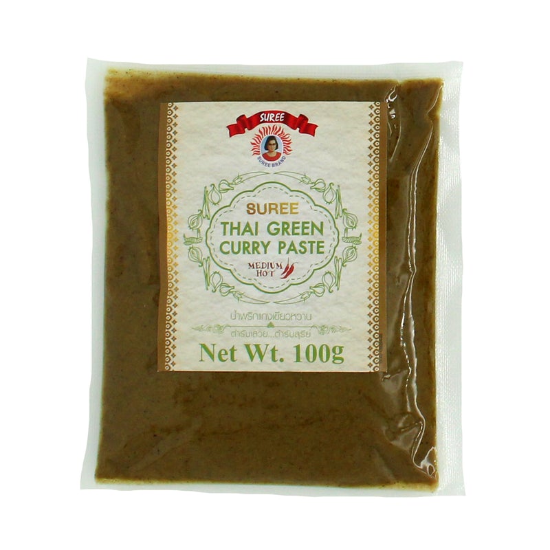 SUREE BRAND THAI GREEN CURRY PASTE 100G