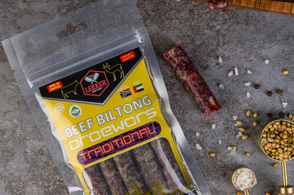 LEKKER BEEF DROEWORS BILTONG TRADITIONAL 250G