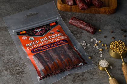 LEKKER BEEF CABANOSSI BILTONG 80G