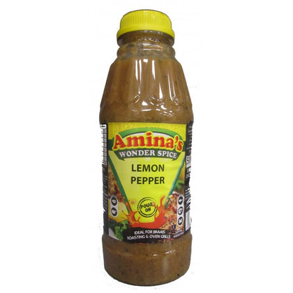 AMINA'S  LEMON PEPPER MARINADE 500ML