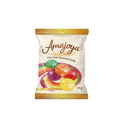 AMAJOYA 75G CLEAR FRUIT FLAVOURED CANDY F/FREE