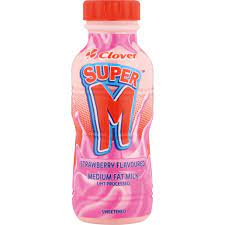 CLOVER SUPER M 300ML STRAWBERRY