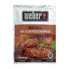 WEBER 45G SUPER SIZZLE AAA STEAKHOUSE MARINADE