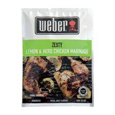 WEBER 45G ZESTY LEMON & HERB CHICKEN MARINADE