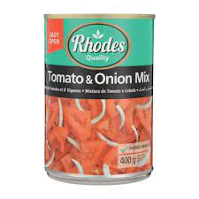 RHODES TOMATO & ONION MIX 410G