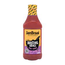 JANBRAAI BASTING SAUCE RIBS & WINGS 750ML