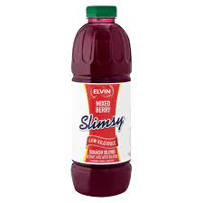 SLIMSY MIXED BERRIES SQUASH 1L