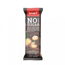 CARB SMART MILK CHOCOLATE R/MACDMIA NO SUGER ADDED 30G