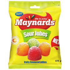BEACON MAYNARDS ENERGY JELLY JUBES 125G