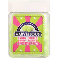 MARVELLOUS CNDY COATED APPLE MASHMALLOWS 80G