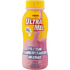 DANONE ULTRAMEL STRAW/MILKSHAKE 275ML