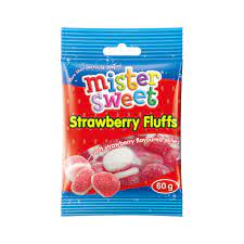 MISTER SWEET STRAWBERRY FLUFFS 60G