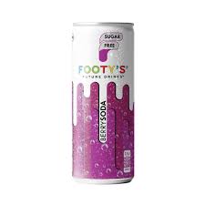 FOOTY S BERRY SODA CAN 300ML