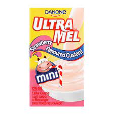 ULTRAMEL CUSTARD 125ML STRAWBERRY