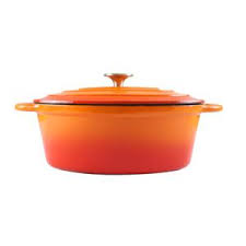 CHEF OVAL CASSEROLE ORANGE 3LT