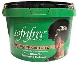 SOFT & FREE BLK CASTOR OIL AFRO BLOWOUT REG 250ML