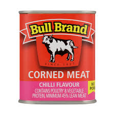 BULL BRAND CORNED MEAT CHILLI FLAVOUR 300G