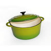 CHEF ROUND CASSEROLE GREEN 3.5LT