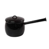 ENAMEL BLACK BELLY POT 5.7LT