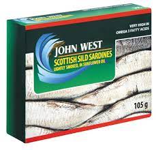 JOHN WEST SCOTTISH SLID SARDINES 105g