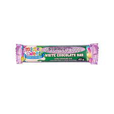 MISTER SWEET SPECKLED EGGS WHITE CHOC BAR 42G