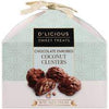 D LICIOUS CHOCOLATES COCONUT CLUSTER 120G