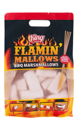 KING CANDY FLAMIN MALLOWS BBQ MARSHMALLOWS 400G