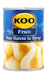 KOO CANNED PEAR HALVES 410G