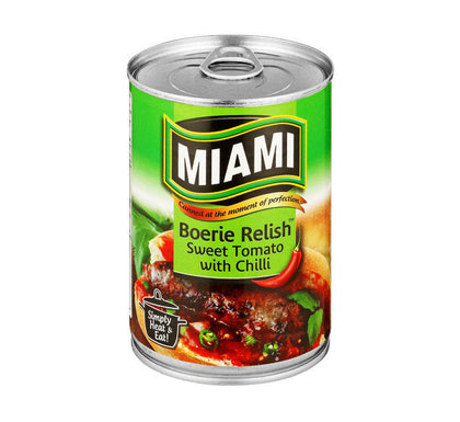 MIAMI BOERIE RELISH 450G CHILLI