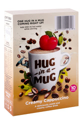 HUG IN A MUG CREAMY CAPPUCCINO 240G  PER BOX (10s)