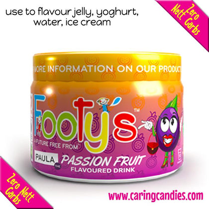 FOOTY S COOL DRINK POWDER 170G PASSION FRUIT