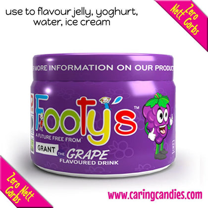 FOOTY S GRAPE POWDER 170G