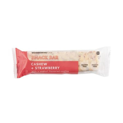WOOLWORTHS YGHT CAS STRAWBERRY BAR 50G
