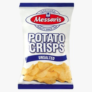 MESSARIS POTATO CRISPS UNSALTED FLAV 125G