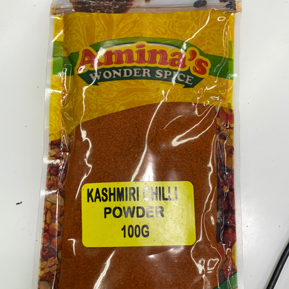 AMINA S- DRY KASHMIRI CHILLI POWDER 100G