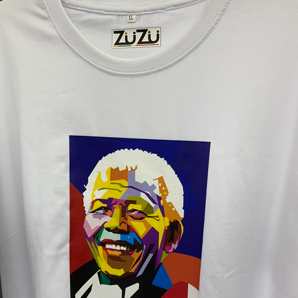 ZUZU BBRAND T-SHIRT - Mens T-shirt - White - MANDELA2