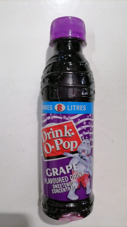 DRINK O POP BOTTLE 200ML GRAPE