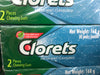 CLORETS GUM 2PC 60s FRESH MINT