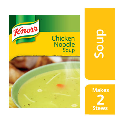 KNORR PACKET SOUP 80G CHICKEN NOODLES