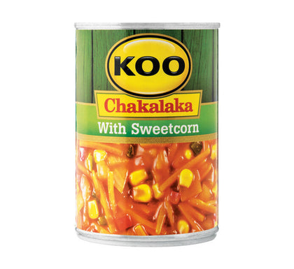 KOO CHAKALAKA 410G SWEET CORN