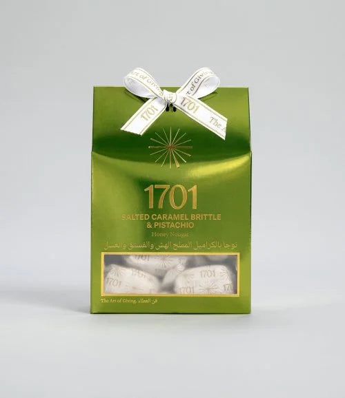 1701 SALTED CARAMEL BRITTLE & PISTACHIO 160G