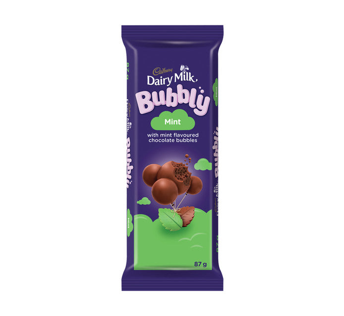 CADBURY SLAB 87G BUBBLY MINT