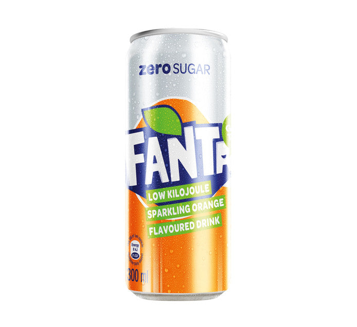 COKE FANTA ZERO ORANGE 300ML