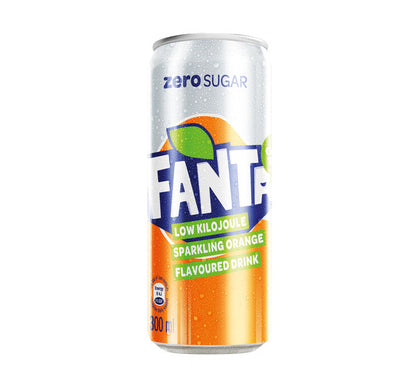 COKE FANTA ZERO ORANGE 300ML